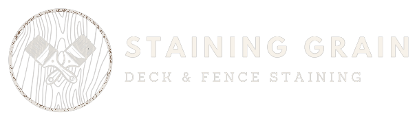 Staining Grain deck and fence staining logo